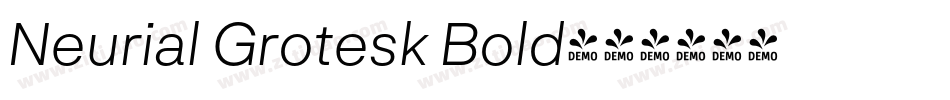 Neurial Grotesk Bold字体转换